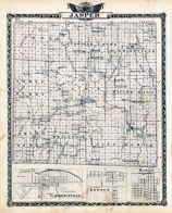 Jasper County Map. Lawrencevillle, Benton, Marion, Illinois State Atlas 1876